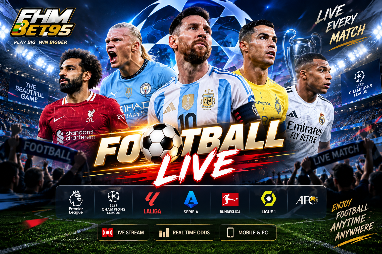AI စလော့ဂိမ်း - Football Live ကြည့်နည်း